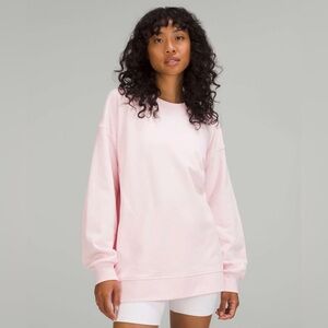 Lululemon Perfectly Oversized Crew in Strawberry Milkshake Size 12